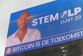 Dutch Political Candidate Puts Up 'Bitcoin Is the Future' Billboards With Laser Eyes