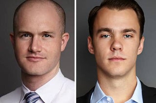 The Coinbase co-founders met on Reddit and launched the company out of a two-bedroom apartment when ‘a bitcoin was worth $6’