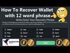 How To Recover Wallet with 12 word phrase of Ravencoin Wallet | RVN