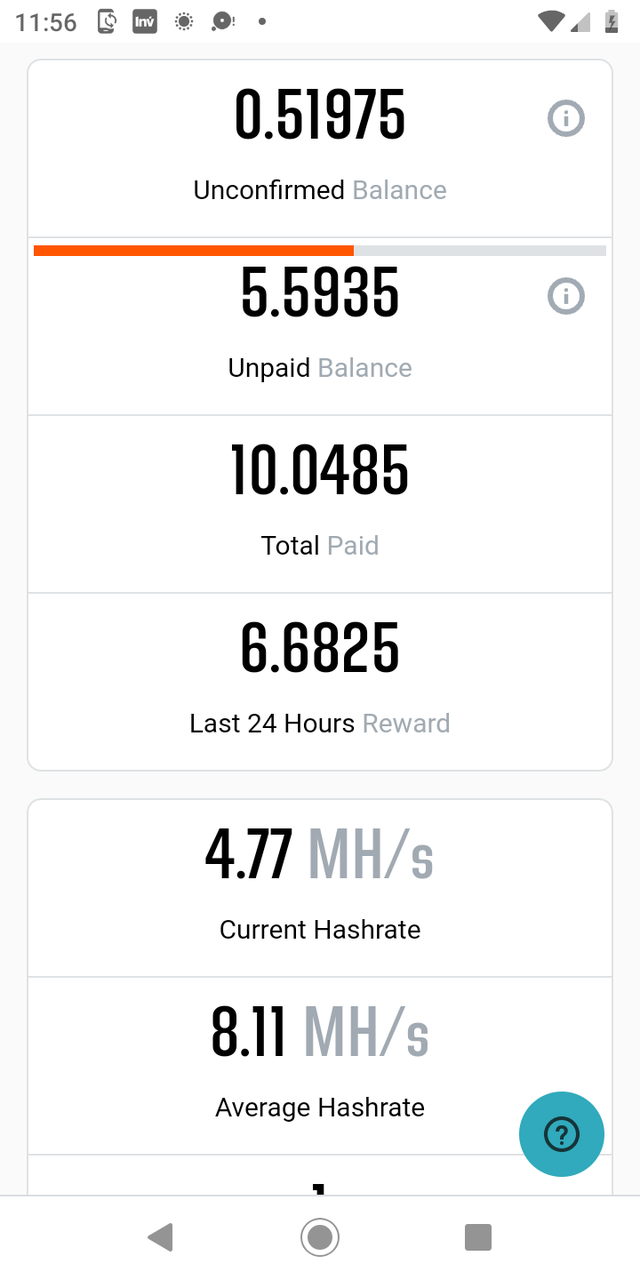 Hash rate lower night? Not sure why