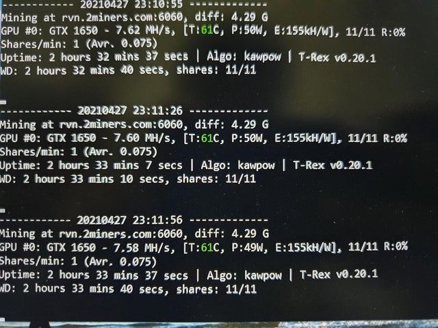 Is it good and I'm mining on a laptop should I be worried about the temp ?