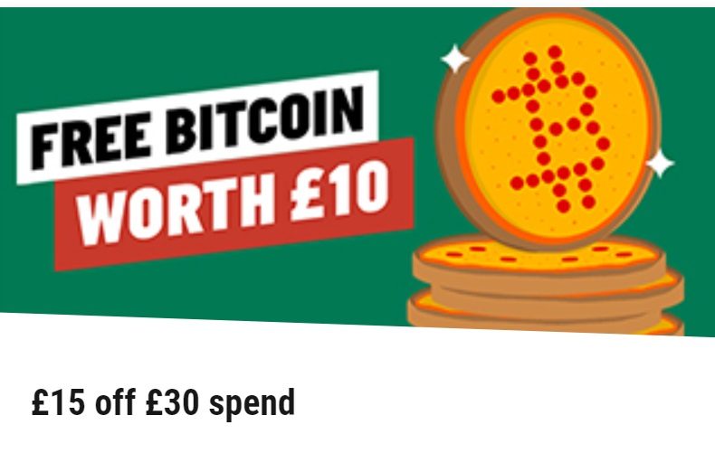 Free Bitcoin: Papa John's Giving Away BTC With Pizza Purchases in UK Free Bitcoin: Papa John's Giving Away BTC With Pizza Purchases in UK