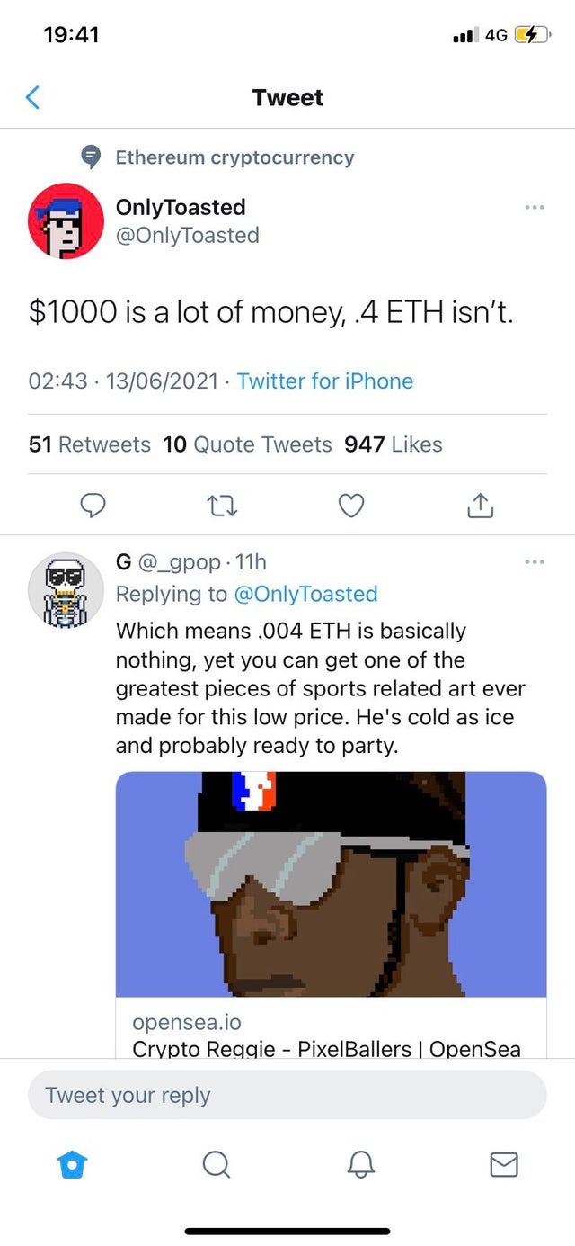 How comes people are taking the piss out of those with 0.4 ETH? I’m seeing so many tweets like this