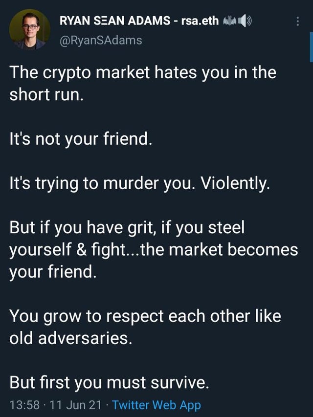 How to Succeed in Crypto