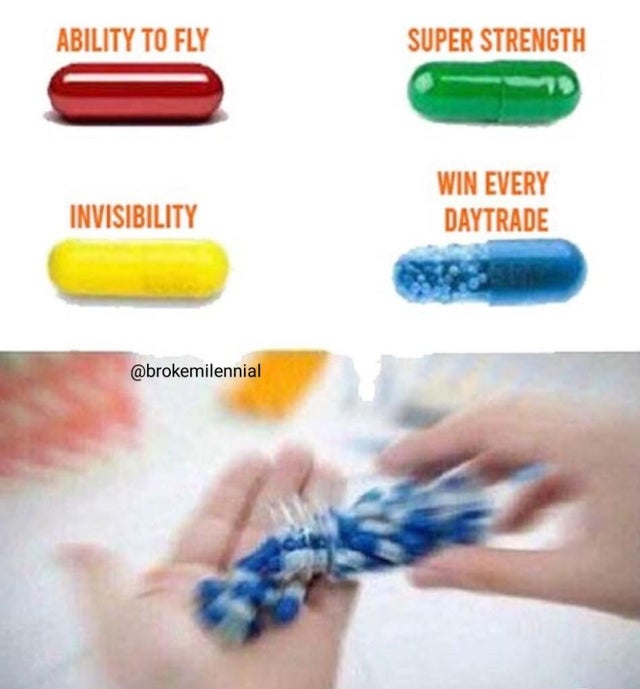I only see a blue pill...