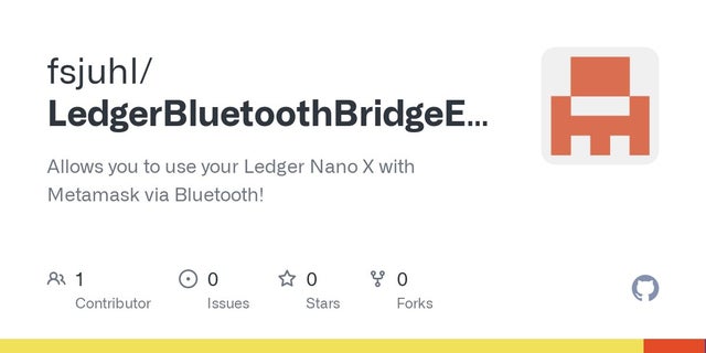 I made a Chrome extension so you can use your Ledger Nano X with Metamask via Bluetooth!