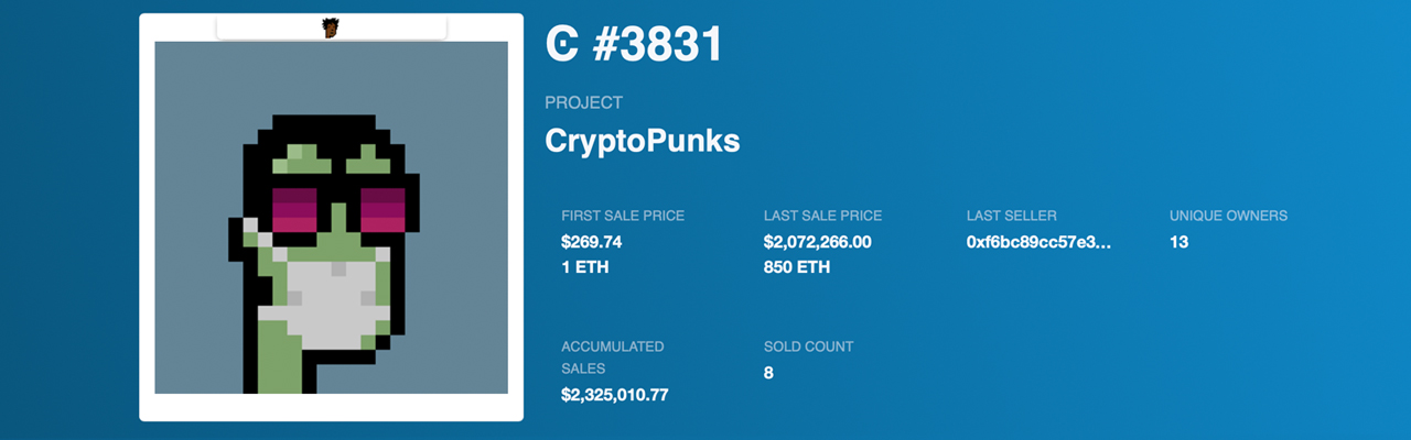 Cryptopunk Owner Hopes to Sell Punk for $91 Million — Pixelated NFT Punks Outshine the Competition Cryptopunk Owner Hopes to Sell Punk for $91 Million — Pixelated NFT Punks Outshine the Competition