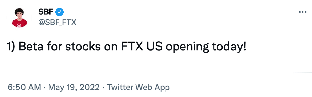 FTX US Launches Zero-Commission Equities Trading Platform FTX US Launches Zero-Commission Equities Trading Platform