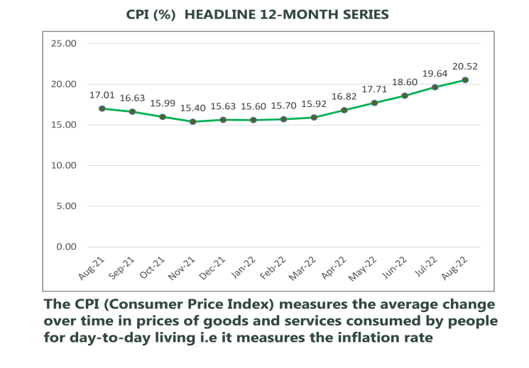 Nigerian Inflation Rate Rises to 20.52% in August — Month-on-Month Rate Drops  Nigerian Inflation Rate Rises to 20.52% in August — Month-on-Month Rate Drops