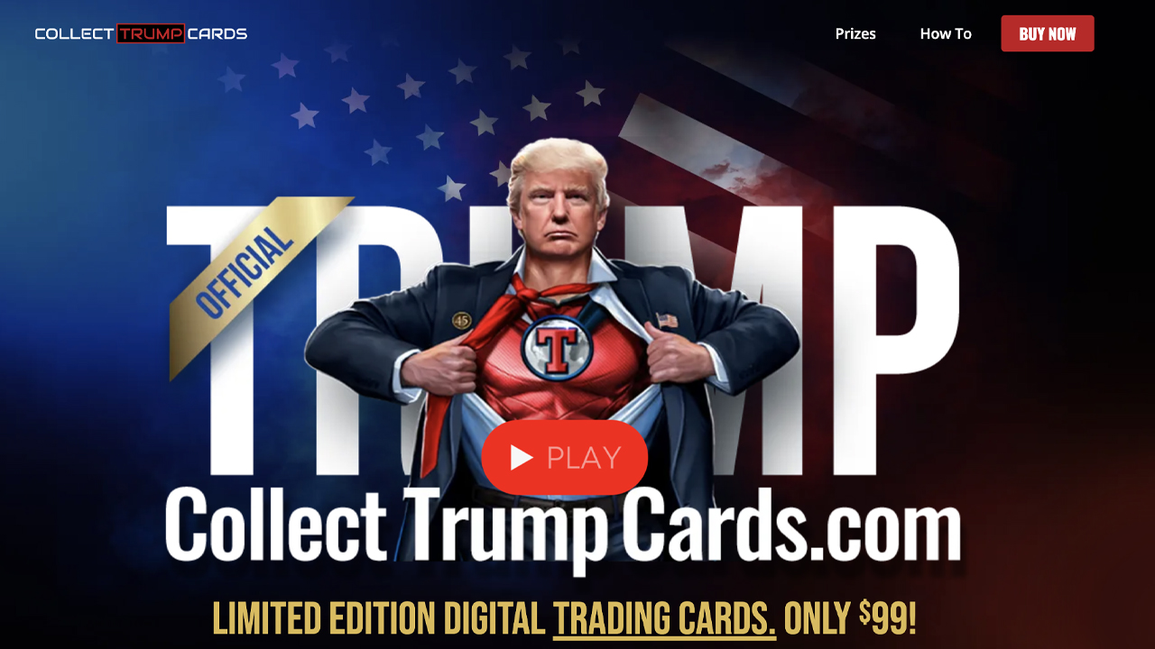 Trump Launches NFT Card Collection — Sweepstake Winners Could Dine or Golf With the 45th President Trump Launches NFT Card Collection — Sweepstake Winners Could Dine or Golf With the 45th President