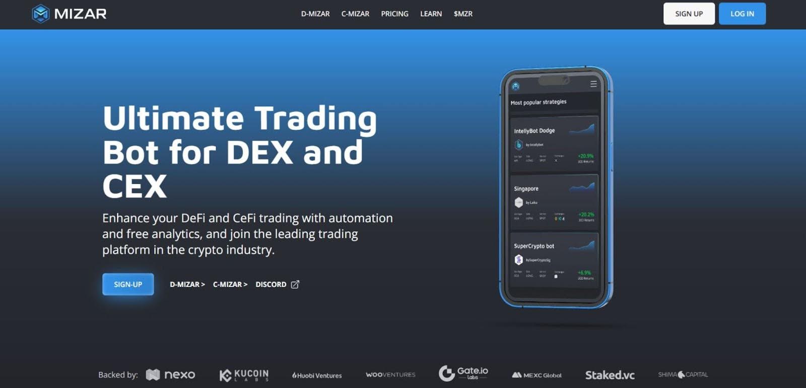 mizar-best-trading-bot-for-defi