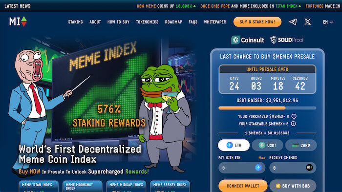Meme Index website
