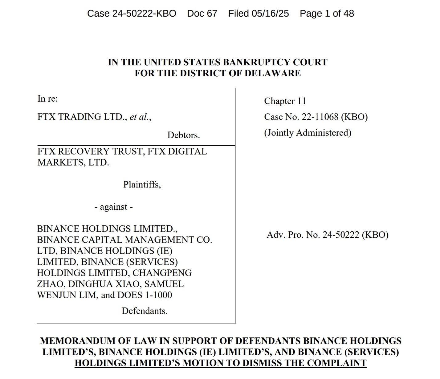 binance-hits-back-at-ftxs-1-76b-lawsuit-blames-collapse-on-historic-fraud