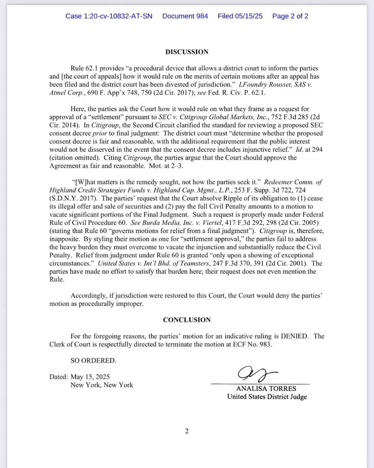 judge-blocks-75m-xrp-settlement-deal-ripple-case-faces-fresh-delay-amid-legal-twist