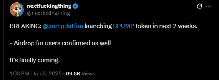 $PUMP in two weeks