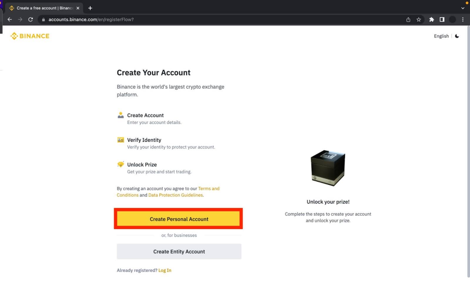 create-a-new-binance-account