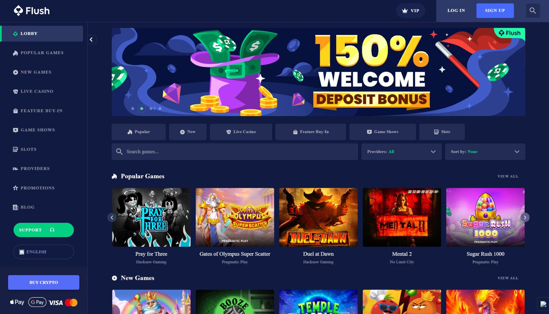 flush-casino-homepage