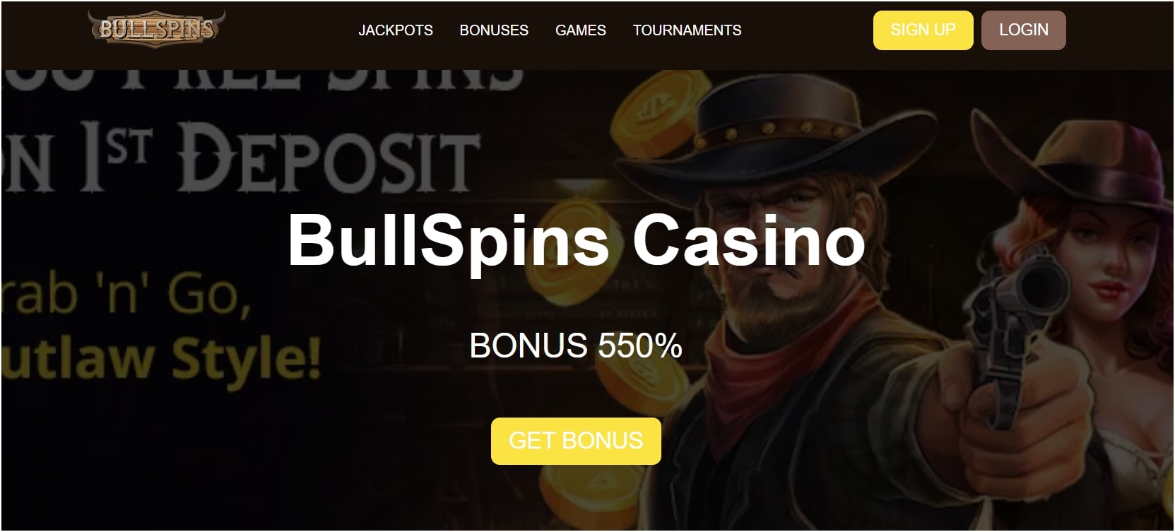 bullspins-casino-homepage