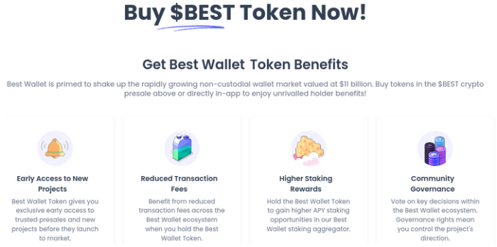 Best Wallet Token benefits explained.