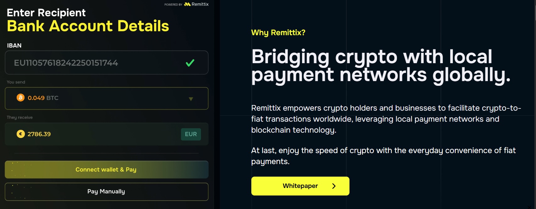 remittix-bank-details